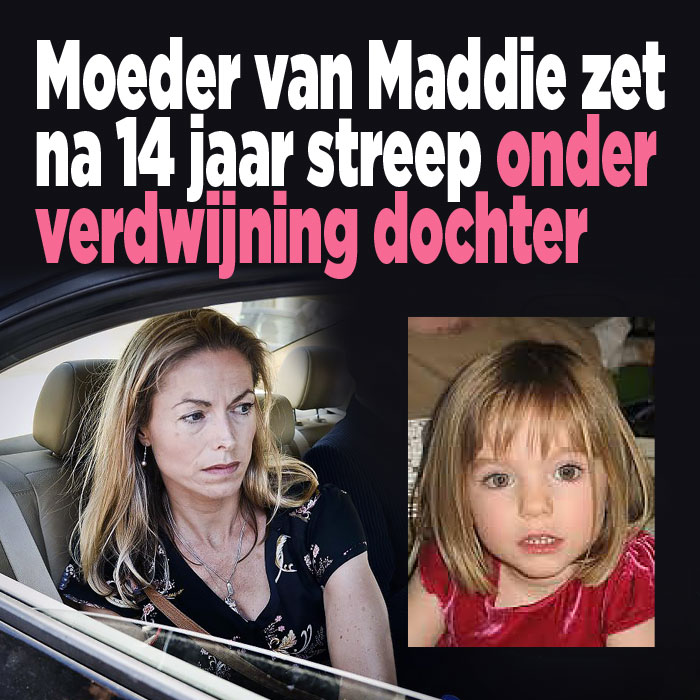 Moeder van Maddie zet streep onder verdwijning dochter