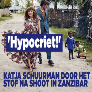 Katja Schuurman door het stof na shoot in Zanzibar: &#8216;Hypocriet!&#8217;