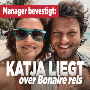Management bevestigt: &#8216;Katja Schuurman liegt over Bonaire-reis&#8217;