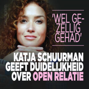 Katja Schuurman geeft duidelijkheid over &#8216;open relatie&#8217;