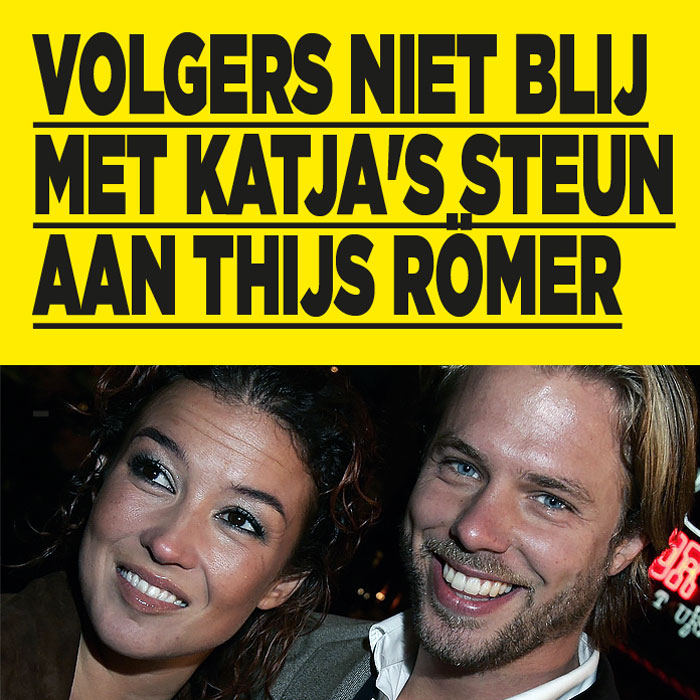 Volgers woest om steun Katja aan zedendelinquent Thijs R.