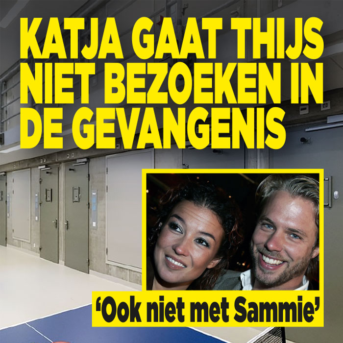 Katja Schuurman gaat Thijs niet bezoeken in de gevangenis: &#8216;Ook niet met Sammie&#8217;