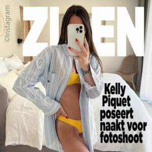 ZIEN: Kelly Piquet poseert naakt voor fotoshoot