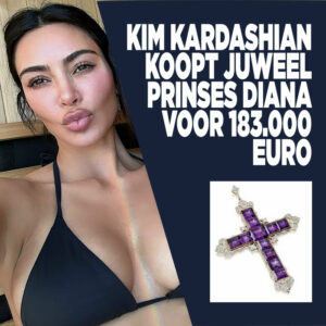 Kim Kardashian koopt juweel prinses Diana voor 183.000 euro