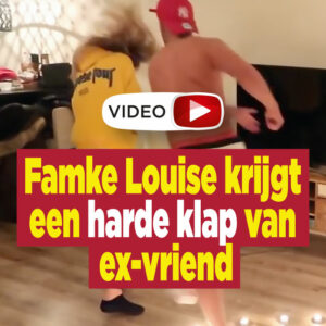 SCHOKKEND: Video laat zien hoe ex Famke Louise hard slaat