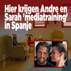 Hier krijgen André en Sarah &#8216;mediatraining&#8217; in Spanje