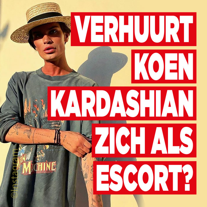 Verhuurt Koen Kardashian zich als escort?