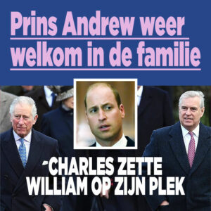 Prins Andrew weer welkom in de familie: &#8216;Charles zette William op zijn plek&#8217;