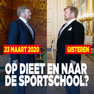 Willem-Alexander: dieet en sportschool?