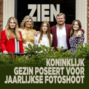 ZIEN: Koninklijk gezin poseert voor jaarlijkse fotoshoot