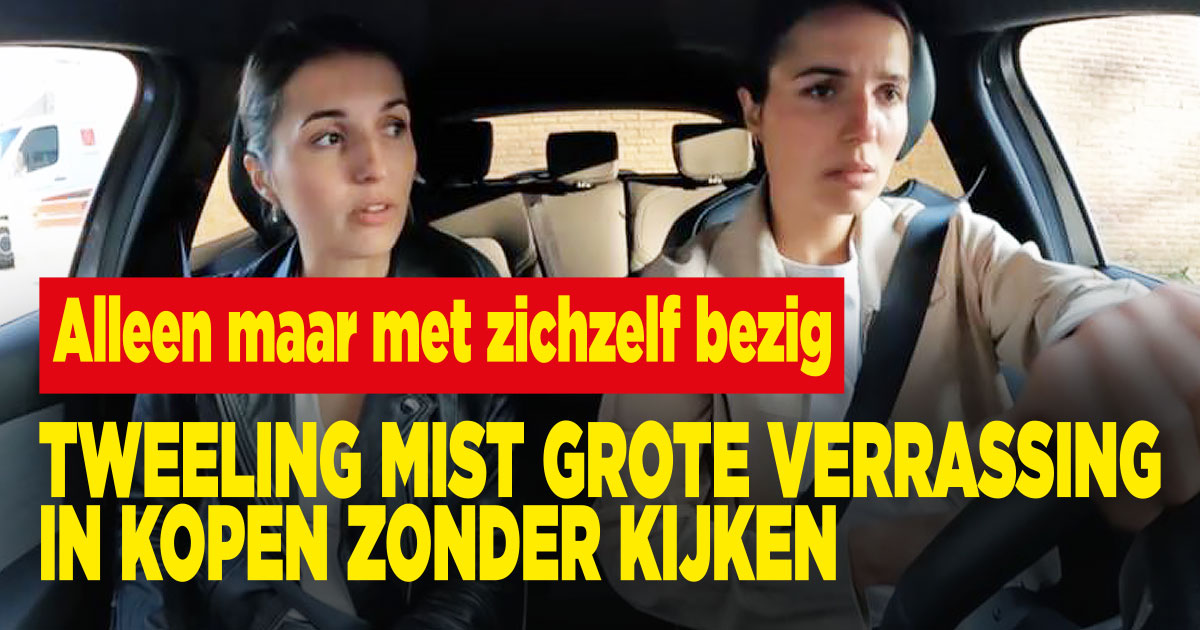 Kopen Zonder Kijken tweeling alleen bezig met zichzelf