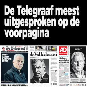 De Telegraaf meest uitgesproken op de voorpagina