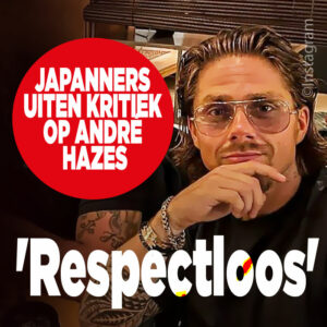 Japanners uiten kritiek op André Hazes: &#8216;Respectloos&#8217;