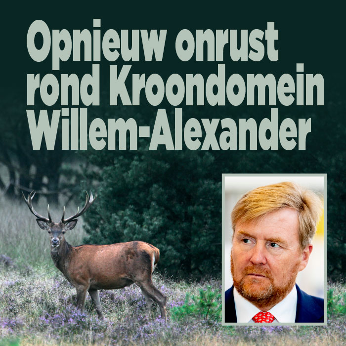 Opnieuw onrust rond Kroondomein Willem-Alexander
