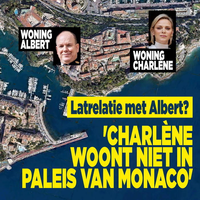 Charlene woont apart van Albert
