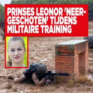 Prinses Leonor &#8216;neergeschoten&#8217; tijdens militaire training