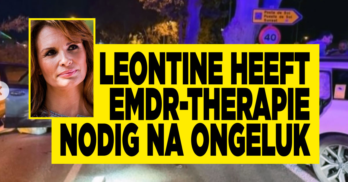 Leontine is een wrak na ongeluk