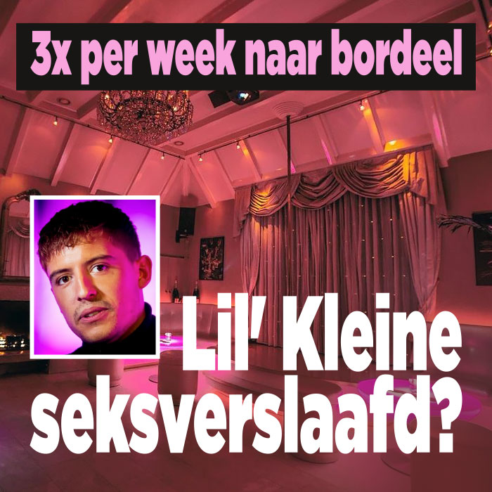 Lil Kleine bezoekt 3x per week seksclub in Laren|