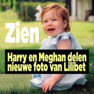 ZIEN: Harry en Meghan delen nieuwe foto van Lilibet