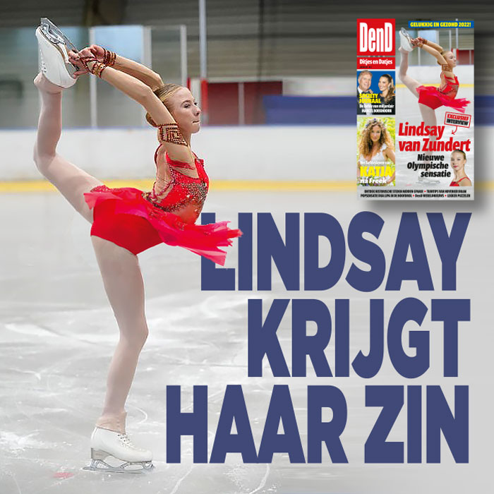 Droom schaatskoningin Lindsay van Zundert komt uit