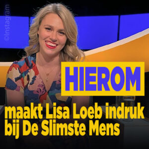 Hierom maakt Lisa Loeb indruk bij De Slimste Mens