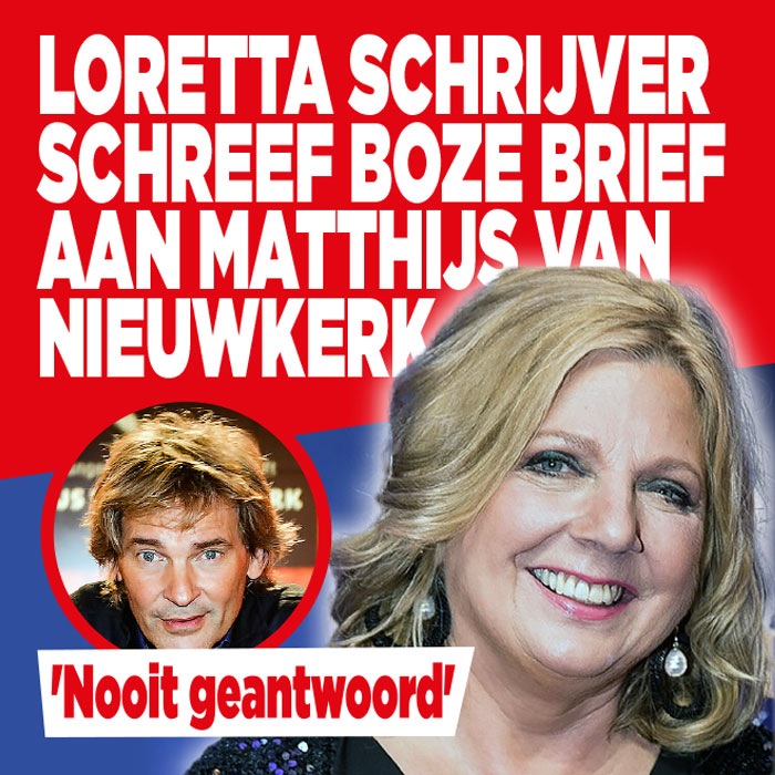 Loretta Schrijver schreef boze brief aan Matthijs van Nieuwkerk: &#8216;Nooit geantwoord&#8217;