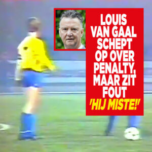 Louis van Gaal schept op over penalty, maar zit fout: &#8216;Hij miste!&#8217;