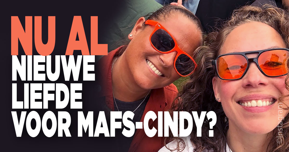 Al snel weer nieuwe liefde voor Cindy