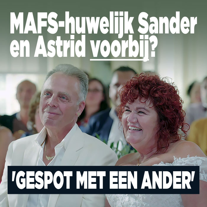 MAFS huwelijk Sander en Astrid lijkt over