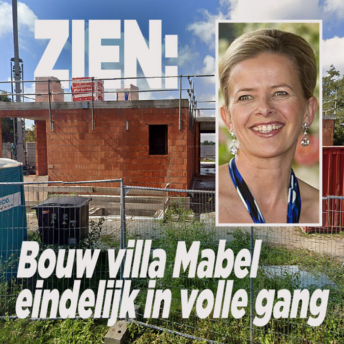 ZIEN: Bouw villa Mabel eindelijk in volle gang