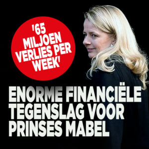 Enorme financiële tegenslag voor prinses Mabel: &#8217;65 miljoen verlies per week&#8217;