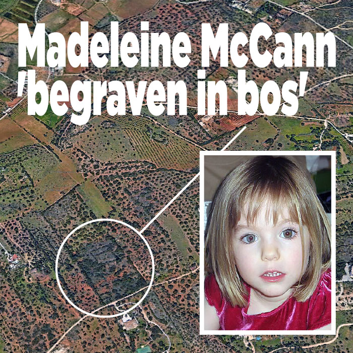 Madeleine McCann &#8216;begraven in bos&#8217;