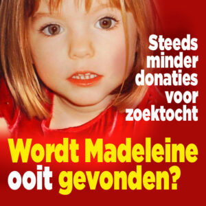 Steeds minder donaties voor zoektocht Maddie McCann