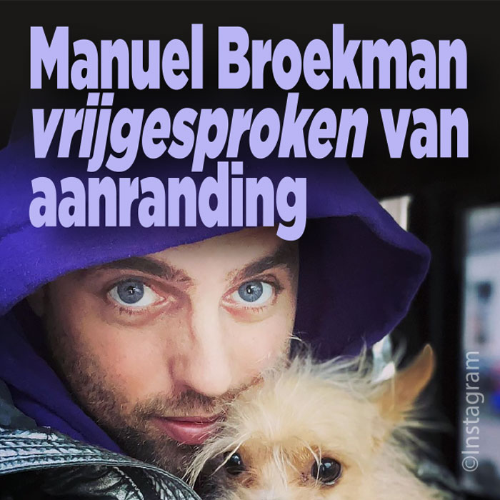 Manuel Broekman vrijgesproken van aanranding