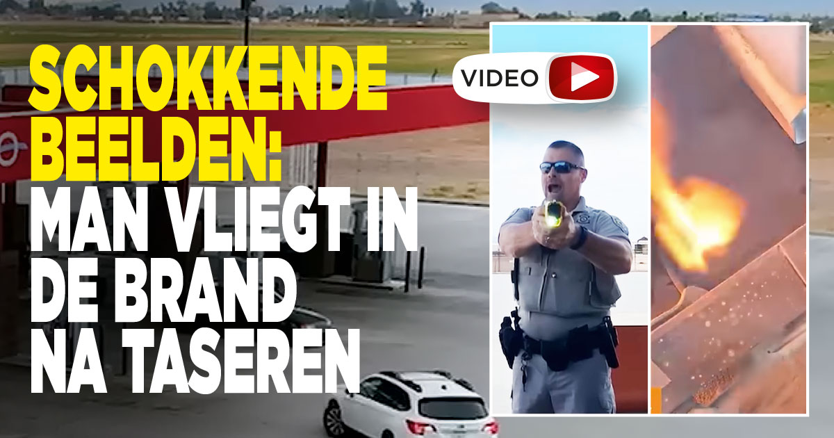 Man vliegt in de brand