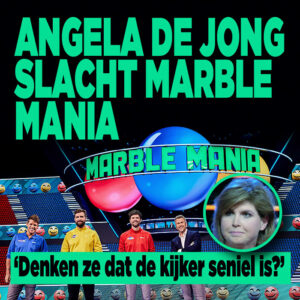 Angela de Jong maakt gehakt van Marble Mania