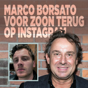 Marco Borsato voor zoon terug op Instagram