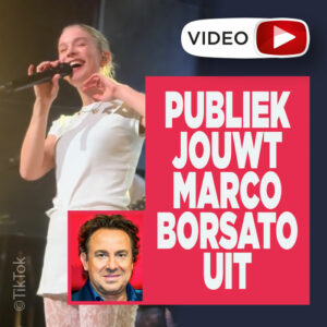 Publiek jouwt Marco Borsato uit