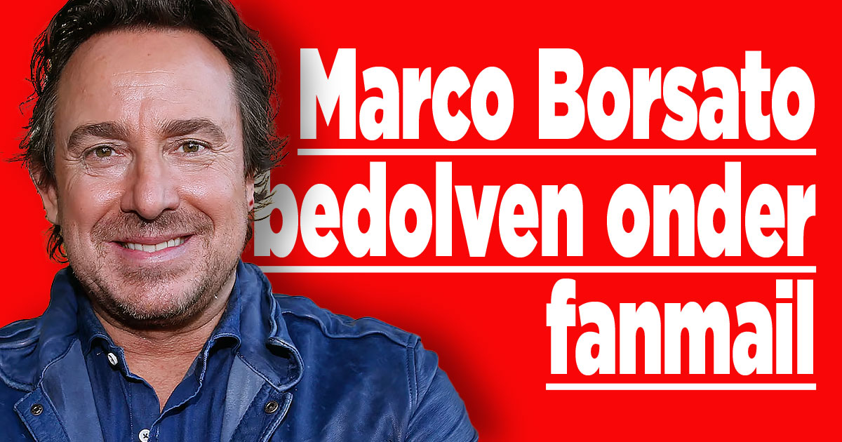 Marco Borsato bedolven onder fanmail