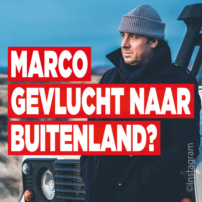 Marco is ondergedoken in het buitenland