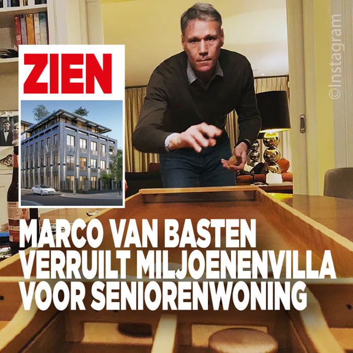 Marco van Basten verhuist naar bejaardenwoning