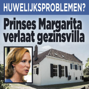 Huwelijksproblemen? Prinses Margarita verlaat gezinsvilla