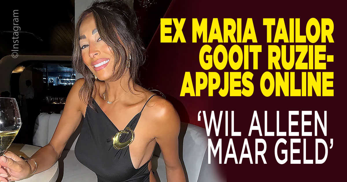 Ex Maria gooit alle dirt online