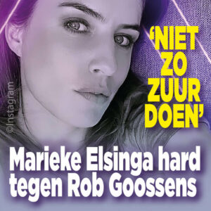 Marieke Elsinga keihard tegen Rob Goossens