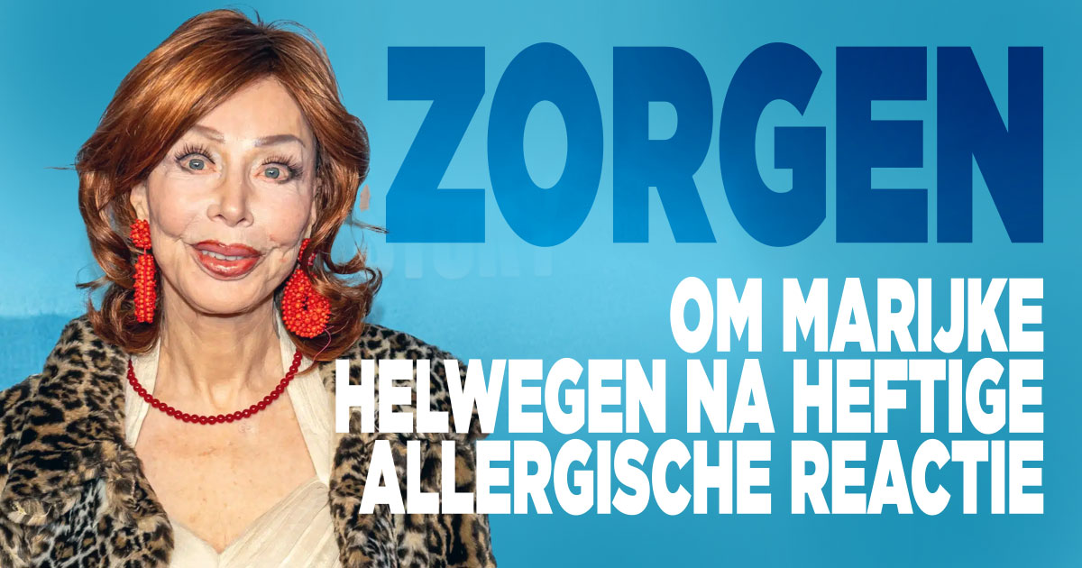 Zorgen om Marijke Helwegen na heftige allergische reactie