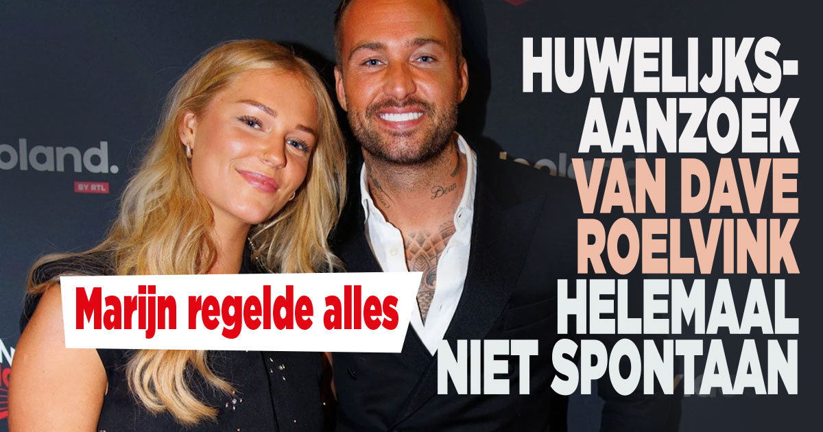 Marijn heeft de broek aan bij Dave Roelvink