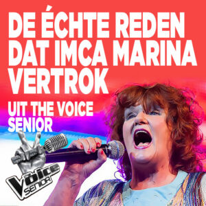 De échte reden dat Imca Marina vertrok uit The Voice Senior