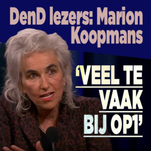 DenD-lezers: ‘Marion Koopmans te vaak bij Op1’