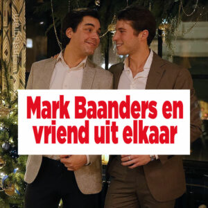 Mark Baanders en vriend uit elkaar