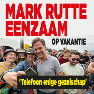 Mark Rutte eenzaam op vakantie: &#8216;Telefoon enige gezelschap&#8217;